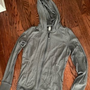 Lululemon zip up- grey size 6